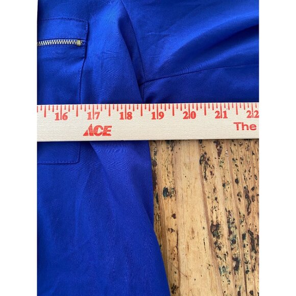 Speed Control New York Womens Royal Blue Tunic Dress W/Front Zipper Pocket L - Picture 7 of 8